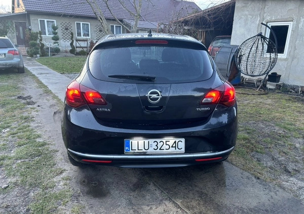 Opel Astra cena 36900 przebieg: 186048, rok produkcji 2014 z Zgierz małe 781